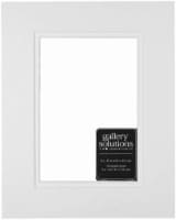 Pinnacle Gallery Solutions 8 x 10 Picture Frame with 5 x 7 Double Mat - White/White Perspective: Main