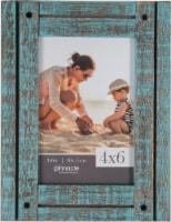 Pinnacle Distressed Picture Frame - Rustic Blue Perspective: Main