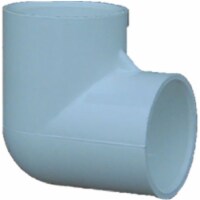 Genova Products 30710 1 in. 90 degree Slip x Slip Ell White- Pack of 10 Perspective: Main