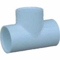 Genova Products 31410 1 in. White Slip x Slip x Slip Tee - Pack Of 10 Perspective: Main