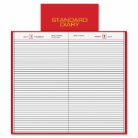 At A Glance AAGSD37613 7.7 x 12 in. Standard Daily Business Diary&#44; Red