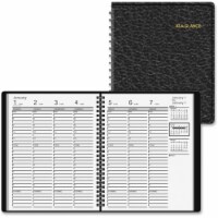 At A Glance AAG7086505 7 x 8 in. Weekly Appointment Book&#44; Simulated Leather - Black