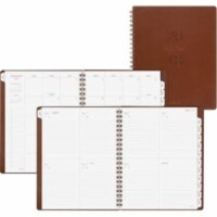 At-A-Glance AAGYP90509 Signature Large Weekly&#44; Monthly Planner - Brown