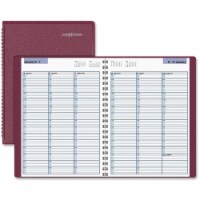 At A Glance AAGG52014 8 x 11 in. Weekly Appointment Book&#44; Simulated Leather - Burgundy