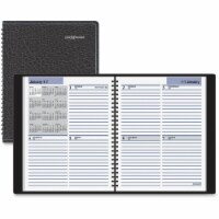 At A Glance AAGG53500 DayMinder Ruled Weekly Planner&#44; Simulated Leather - Black