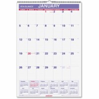 At A Glance AAGPMLM0328 15.5 x 22 in. Laminated Monthly Wall Calendar 2017 - Erasable