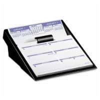 At A Glance AAGSW700X00 Flip-A-Week Desk Calendar with base - Black