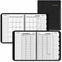 At A Glance AAG70950V05 Triple-View Weekly Calendar&#44; Simulated Leather - Black