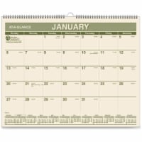 At A Glance AAGPMG7728 15 x 12 in. Recycled Wall Calendars