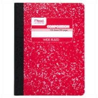 Mead® Wide Ruled Composition Notebook - Red Perspective: Main