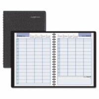 AT-A-Glance AAGG56000 DayMinder 4-Person Daily Appointment - Black