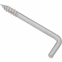 National 2030 Series #106 Square Bend Screw Hook Shoulder Hook (3 Count) N120337
