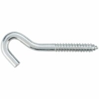 National 3/8 In. x 4-1/2 In. Heavy-Duty Screw Hook N220830 Pack of 10