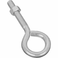 National 3/8 In. x 4 In. Zinc Eye Bolt with Hex Nut N221267 Pack of 10