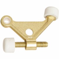 National Bright Brass Zinc Hinge Pin Door Stop N154526