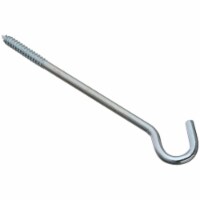 National 3/8 In. x 10 In. Steel Screw Hook N221002 Pack of 10