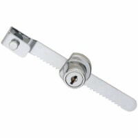 National 4-1/2 In. Chrome Keyed Showcase Lock - Keyed Alike N185306
