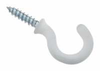 National Hardware Vinyl Coated White Steel Cut Hook