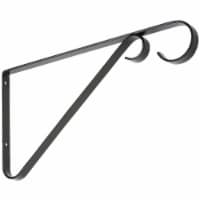 National 9 In. Black Steel Hanging Plant Bracket N274563