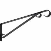National 15 In. Black Steel Hanging Plant Bracket N274621