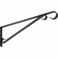 National 15 In. Black Steel Hanging Plant Bracket N274621