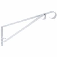 National 15 In. White Steel Hanging Plant Bracket N274639