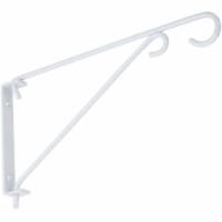 National 9 In. White Steel Swivel Hanging Plant Bracket N274779