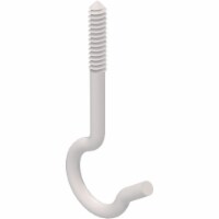 National 2-1/2 In. White Ceiling Hook (3-Pack) N274928