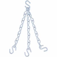 National V2663 18 In. White Metal Hanging Plant Extension Chain N275040