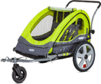 InStep Quick N Ez Double Bicycle Trailer Lime Green 1 ct Fred Meyer
