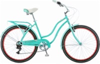 Schwinn® Perla Women's Cruiser Bicycle - Blue Perspective: Main