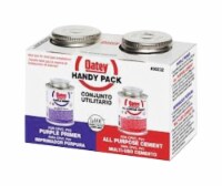 Oatey Handy Pack Milky Clear Primer and Cement For PVC 2 pk - Total Qty: 12; Each Pack Qty: