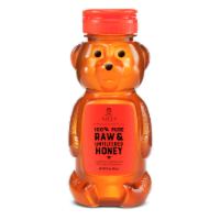 Nature Nate's Classic Raw and Unfiltered Honey Bear
