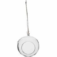 Syndicate Sales 052077 5.25 in. Round Hanging Terrarium with Wire Stand