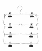 Whitmor 4 Tier Folding Skirt Hanger - Ebony Chrome Perspective: Main