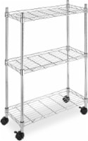 Whitmor Supreme 3-Tier Laundry Cart - Silver
