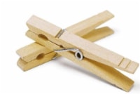 Whitmor Natural Wood Clothespins