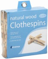 Whitmor Natural Wood Clothespins
