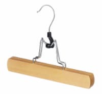 Whitmor Natural Wood Slack Hangers Set