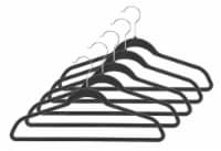 Whitmor Spacemaker® Flocked Suit Hangers - Black Perspective: Main