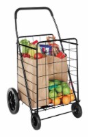 Whitmor Deluxe Black Rolling Utility Cart Perspective: Main