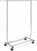 Whitmor Chrome Commercial Folding Garment Rack - Silver Perspective: Main