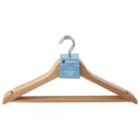 Whitmor Suit Hangers - Natural Wood