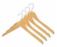 Whitmor Natural Wood Dress or Shirt Hangers Perspective: Main