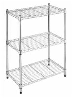 Whitmor Supreme 3-Tier Shelf - Chrome Perspective: Main