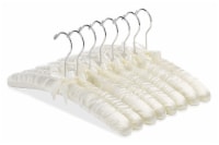Whitmor Satin Padded Hangers - Bone Perspective: Main