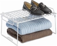 Whitmor Grid Pattern Stacking Utility Shelf - White Perspective: Main
