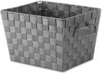 Whitmor Woven Storage Tote - Gray Perspective: Main