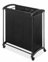 Whitmor 3-Section Laundry Sorter - Black Perspective: Main