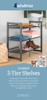 Whitmor Mesh 3-Tier Shoe Rack Perspective: Main
